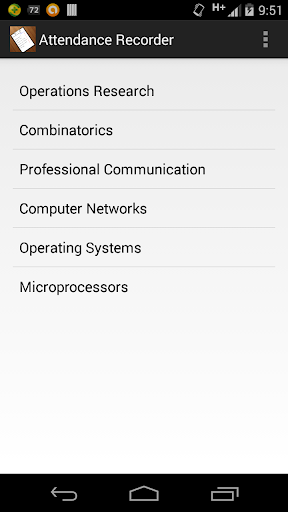 Attendance Recorder