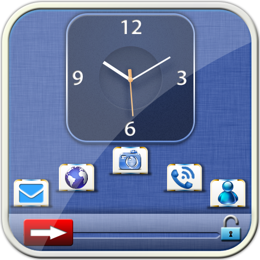 Blue Wear Lock Theme LOGO-APP點子