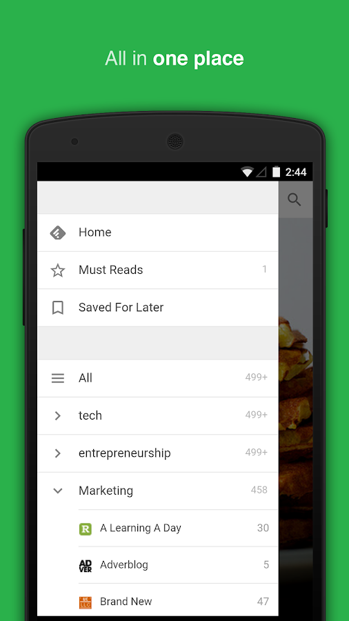 feedly app for news