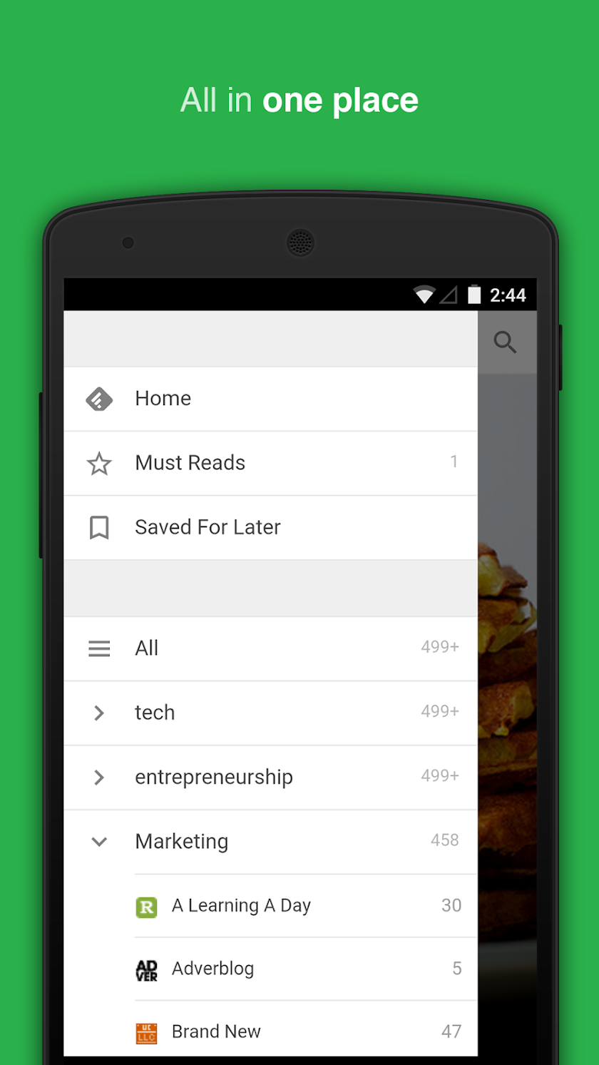 feedly: your work newsfeed Screen 2