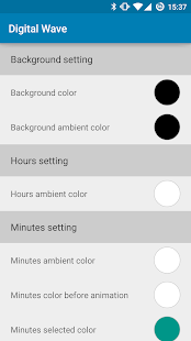 Digital Wave Watch Face Screenshots 5