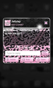 How to get Luxury Theme Pink Leopard SMS★ 1.0 mod apk for bluestacks