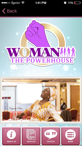 WOMAN THE POWERHOUSE