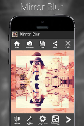 【免費攝影App】Mirror Blur - Photo Editor-APP點子