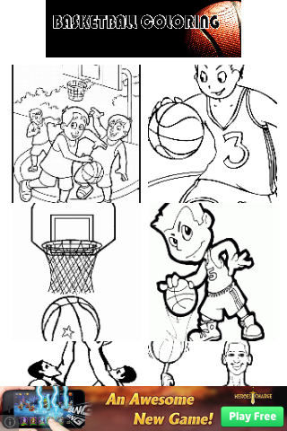 Basketball Coloring