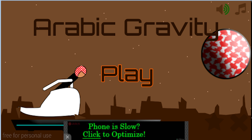 Arab Gravity Adventure game