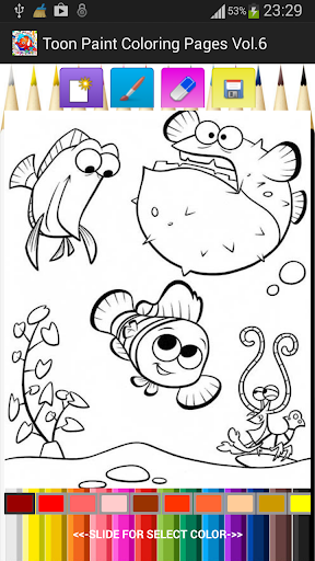 Toon Paint Coloring Pages V.6