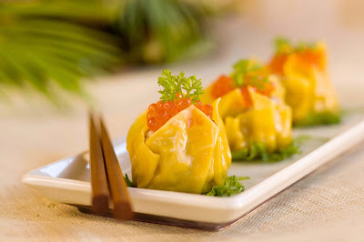 Siu Mai, a popular Chinese pork dumpling served throughout Hawaii.