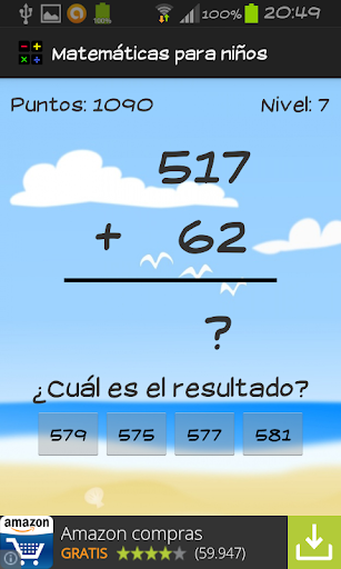 【免費教育App】Matemáticas para niños-APP點子