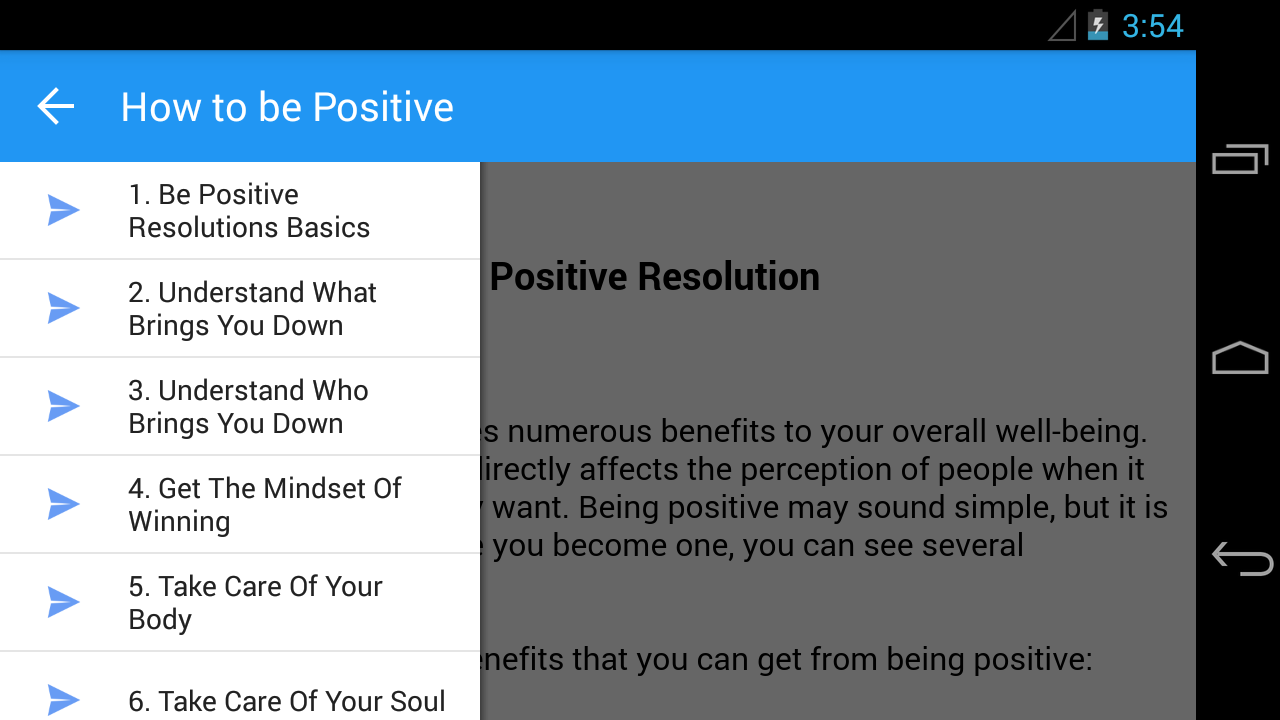 How To Be Positive Apl Android Di Google Play