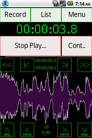 Recorder Pro Screen 3