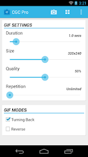 Android application Camera GIF Creator Pro screenshot