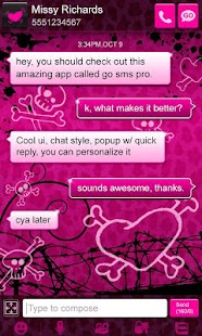 How to download Cute Pink Cheetah Theme Go SMS patch 1.1 apk for bluestacks
