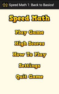 How to install Speed Math 1: Back to Basics 1.2 apk for pc