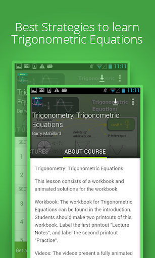 Trigonometric Equations Course