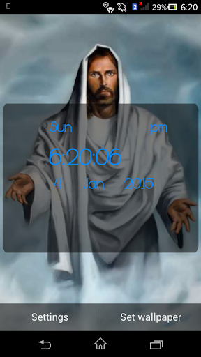 【免費攝影App】Jesus Clock Live Wallpaper-APP點子