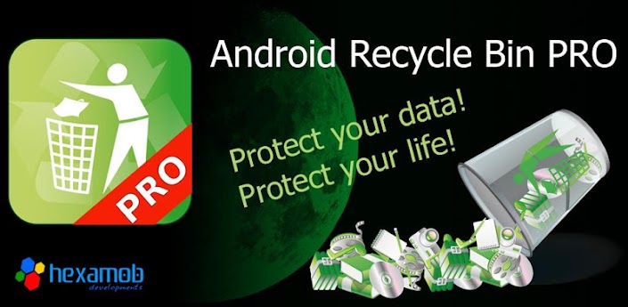 تطبيق أندرويد أندرويد للحدف الملفات نهائيا Android Recycle Bin PRO v1.0