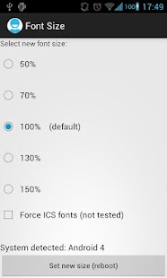 Lastest Font Size Editor donate ICS/GB APK for PC