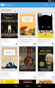 Google Play Livros - screenshot thumbnail