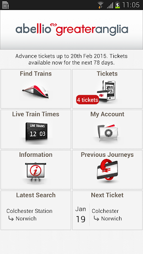 Greater Anglia Tickets