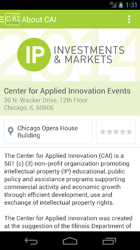 Center for Applied Innovation