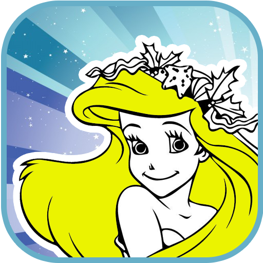 Coloring Princess Mermaid Kids 教育 App LOGO-APP開箱王