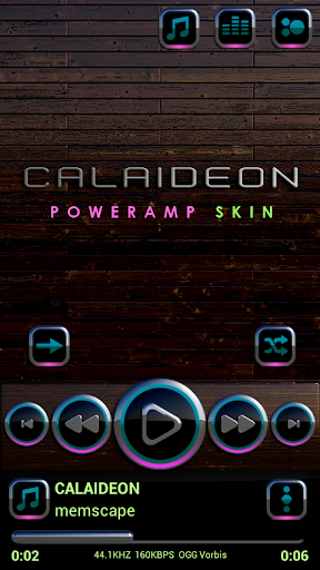 Poweramp skin CALAIDEON