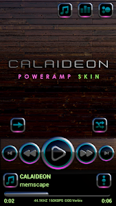 Screenshot Poweramp skin CALAIDEON v1.34