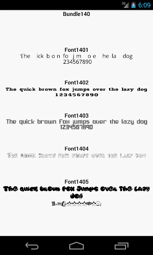 Fonts for FlipFont 140