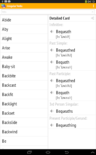 免費下載書籍APP|English Irregular Verbs app開箱文|APP開箱王