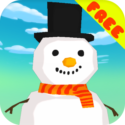 Snowman Falldown Game - Free LOGO-APP點子