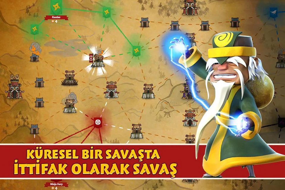 Samurai Siege Android Ninja Samuray Online Strateji Oyunu Hileli MOD APK İndir - androidliyim