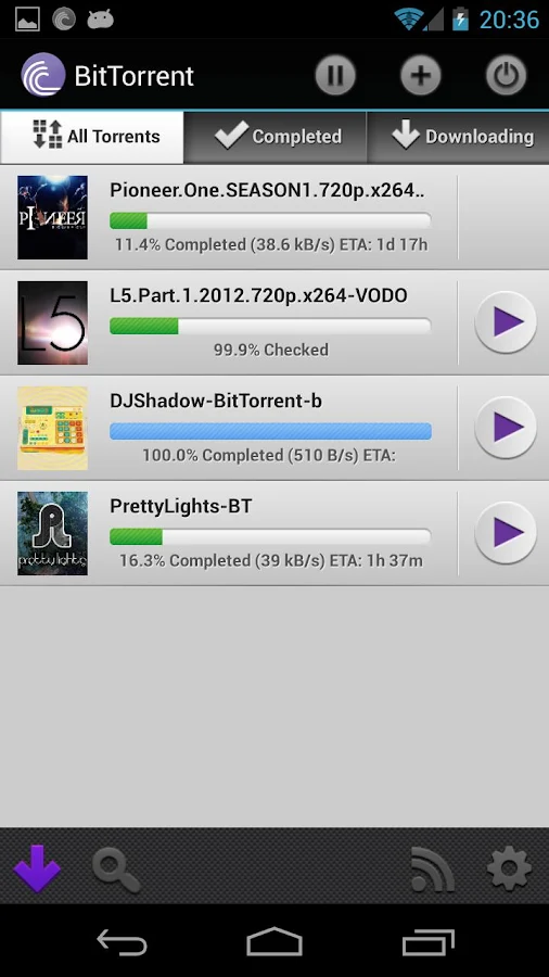BitTorrent® - Torrent App - screenshot