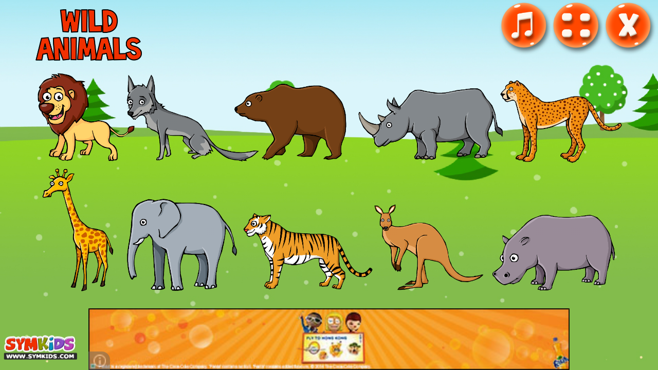 Images Of Wild Animals For Kids