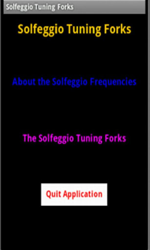 Solfeggio Tuning Forks