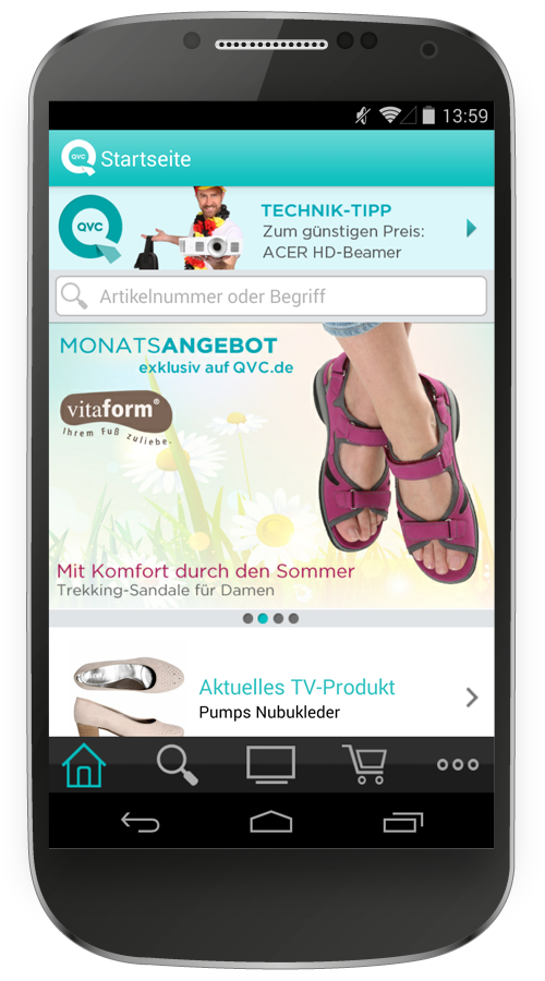QVC (Deutschland) screenshot