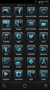 Free greyICE HD Launcher Theme APK for PC