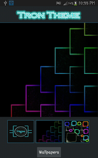Next Launcher 3D Tron Theme - screenshot thumbnail