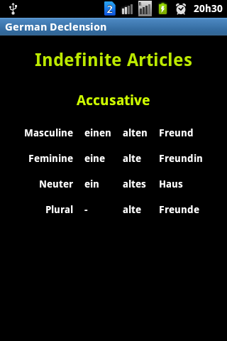 【免費教育App】German Declension-APP點子