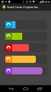 Round Corner Progress Bar Demo Screenshots 4