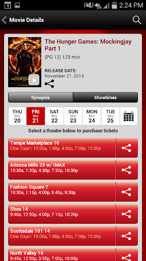 【免費娛樂App】Harkins Theatres-APP點子