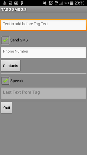 TAG 2 SMS NFC