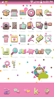 Stuck On Cute Go Launcher