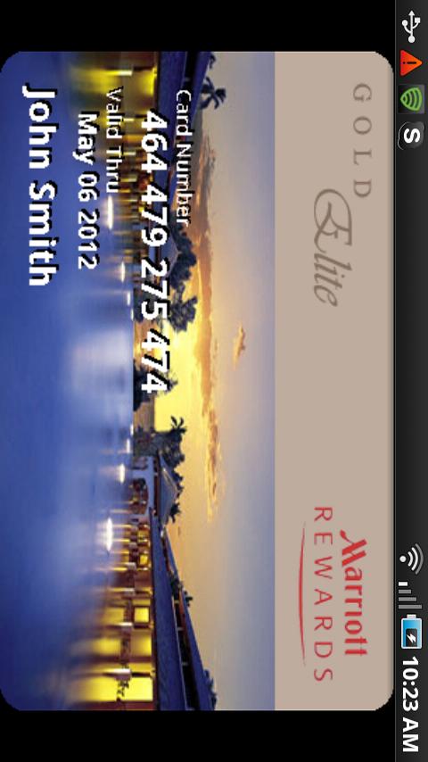 Travel Cards Screen 2