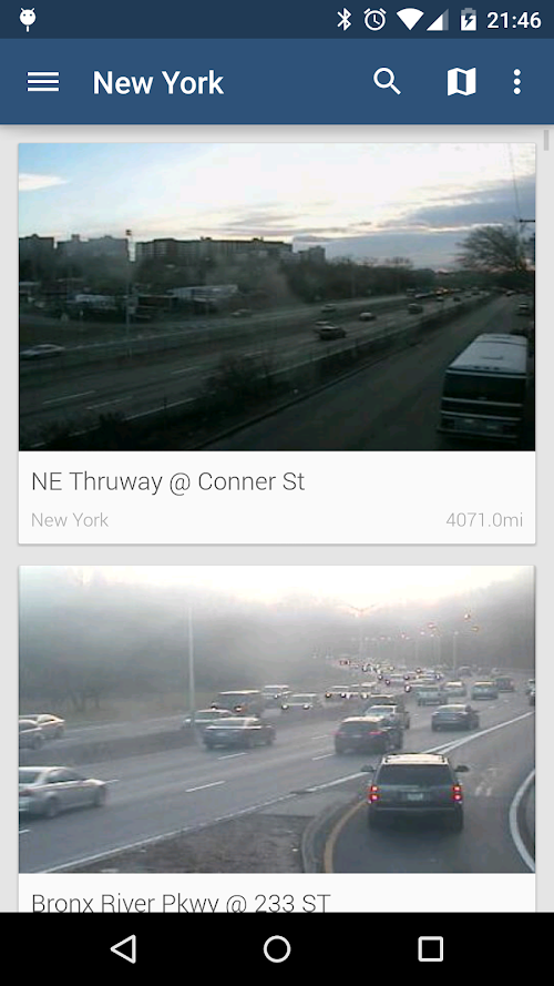 Android application Webcams screenshort