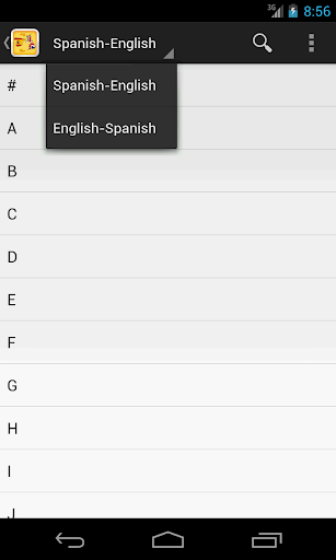 Spanish English Dictionary