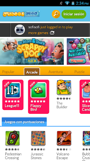 Juegos Area Launcher