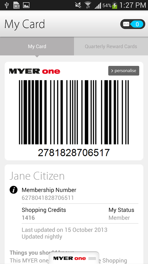 MYER one Android Apps on Google Play