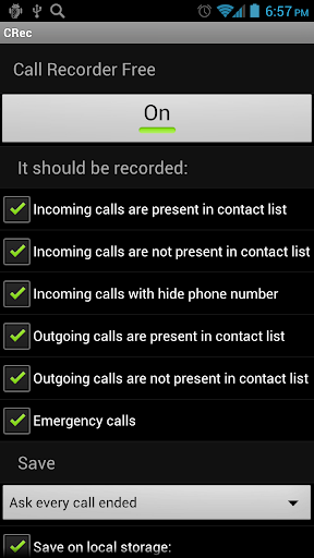 CRec FREE Call Recorder