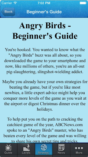 【免費書籍App】Guide for Angry Birds-APP點子